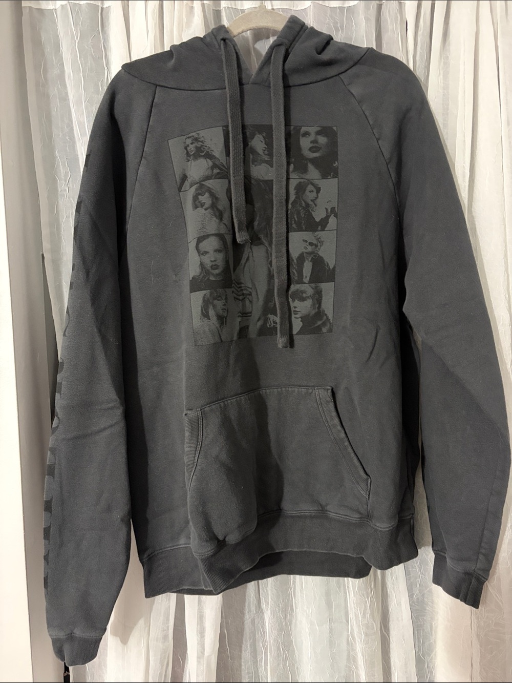 Taylor Swift Eras Tour Dark Gray Hoodie